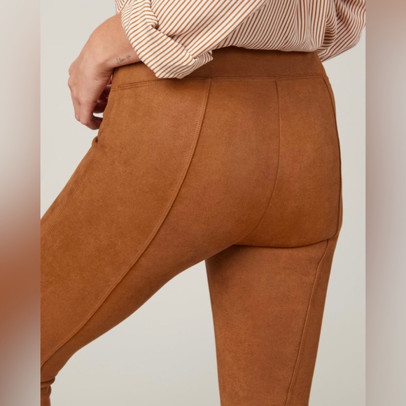 Spanx suede leggings NWT. Size Large. - Picture 6 of 9